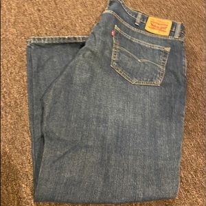 EUC Like NEW! Mens Denim Blue Jeans 559 Levis W46xL30 bottoms pants nice!